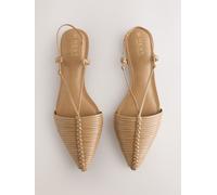 Next Chaussures plates Forever Comfort Point To Hurache Brun EU 40 (UK 6.5)