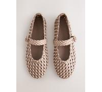next Chaussures plates Mary Jane tissées Forever Comfort Brun EU 43 (UK 9)