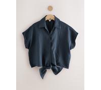 Next Chemise à manches courtes nouée sur le devant Gris d'ardoise 6