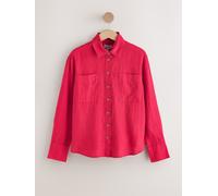 next Chemise à manches longues N. Premium en lin 100% rouge FR 42 (EU 40)