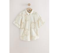 next Chemise au crochet crème FR 48 Petite (EU 46 P)