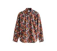 Next Chemise beige / bleu clair / rouille / vert / bleu violet / orange / rouge, Taille 5XL