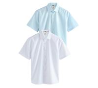 Next Chemise bleu clair / blanc, Taille M