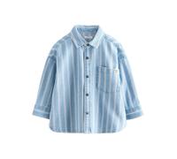 Next Chemise bleu denim / blanc, Taille 86