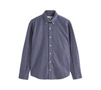 Next Chemise bleu marine / lie de vin / blanc, Taille S