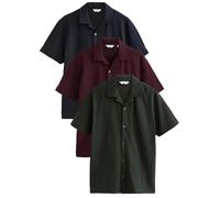 Next Chemise bleu nuit / vert foncé / bourgogne, Taille 4XL