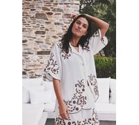 next Chemise brodée à manches courtes pâle FR 46 (EU 44)