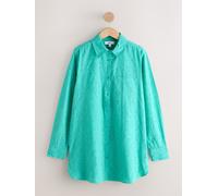Next Chemise brodée vert FR 38 (EU 36)