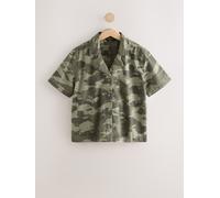 Next Chemise courte en jean à manches courtes 100% coton Camouflage EU 38 (UK 10)