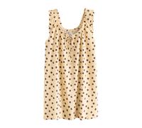Next Chemise de nuit jaune / lie de vin, Taille XXL
