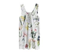 Next Chemise de nuit jaune / olive / rose / blanc, Taille XL