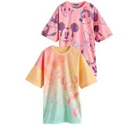 Next Chemise de nuit 'Minnie Mouse' menthe / mûre / abricot / rose clair, Taille 92