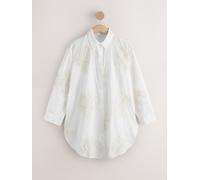 Next Chemisier écru / jaune, Taille 7XL