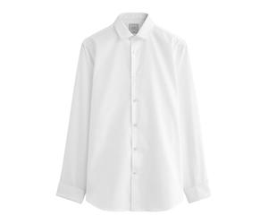 NEXT Chemise Easy-Care avec Manchette Double - Coupe Regular, blanc, 39