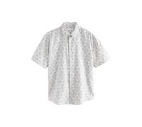 Next Chemise écru / bleu foncé, Taille L