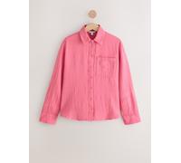 Next Chemise en étamine à manches longues Rose FR 44 (EU 42)