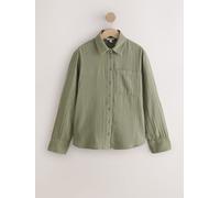 next Chemise en étamine à manches longues vert FR 50 (EU 48)