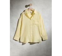 Next Chemisier 'N. Premium' jaune pastel, Taille 7XL