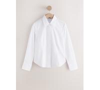 next Chemise extensible ajustée à manches longues essentielle pâle FR 40 Petite (EU 38 P)