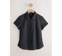 Next Chemise Extensible ajustée Essential à manches courtes Noir EU 34 (UK 6)