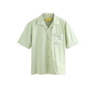 Next Chemise gris basalte / vert clair / blanc, Taille XL