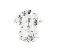 Next Chemise gris / blanc, Taille 140