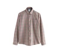 Next Chemise gris clair / vert foncé / orange / rouge pastel, Taille 4XL