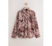 Next Chemisier crème / marron / moka, Taille 5XL