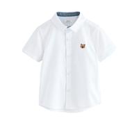 Next Chemise marron / blanc, Taille 116