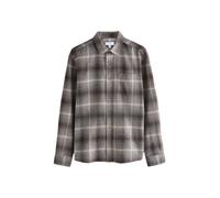 Next Chemise marron / gris / blanc, Taille XXL