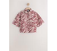 Next Chemisier 'N. Premium' rouge / blanc, Taille XXXL
