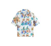 Next Chemise 'N. Premium' bleu / bleu cyan / pêche / blanc cassé, Taille 4XL