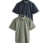 Next Chemise olive / noir, Taille M