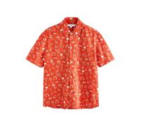 Next Chemise 'Palm Tree' rouge orangé / blanc, Taille XXL