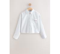 Next Chemise raccourcie décontractée à manches longues Blanc EU 36 (UK 8)