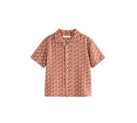 Next Chemise rouille / blanc cassé, Taille 176