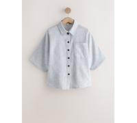 next Chemise texturée à manches courtes en lin pâle FR 48 (EU 46)