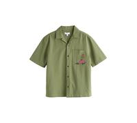 Next Chemise vert / olive / rose clair / bourgogne, Taille L