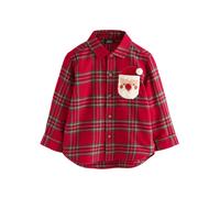 Next Chemise vert / rouge / lie de vin / blanc, Taille 134