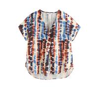 Next Chemisier beige / bleu clair / homard / noir, Taille 4XL