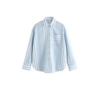 Next Chemise N. Premium 100% lyocell TENCEL à manches longues Bande bleue/blanche EU 38 (UK 10)