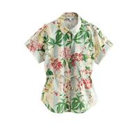 Next Chemisier bleu clair / vert / rose pastel / grenadine, Taille S