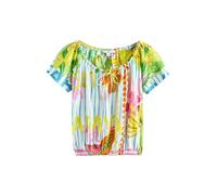 Next Chemisier bleu / jaune / orange / rose clair / blanc, Taille 7XL