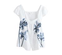 Next Chemisier bleu marine / noir / blanc, Taille XXXL