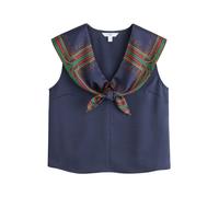 Next Chemisier bleu marine / noisette / vert / rouge, Taille XXL