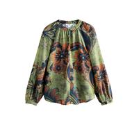 Next Chemisier bleu marine / vert / orange, Taille XL