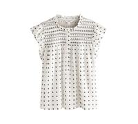 Next Chemisier écru / noir, Taille XXXL