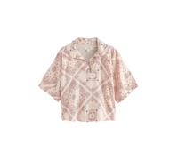 Next Chemisier écru / pitaya / noir, Taille 6XL