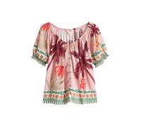 Next Chemisier émeraude / corail / rose / bourgogne, Taille XL