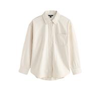 Next Chemisier gris / blanc naturel, Taille L